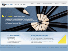 Tablet Screenshot of grandmasters.net